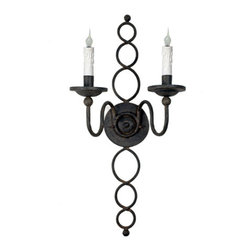 SC-147 Custom Hand Made Iron Sconces - Wall Sconces