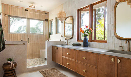 9 New Bathrooms With Stylish Low-Curb Showers