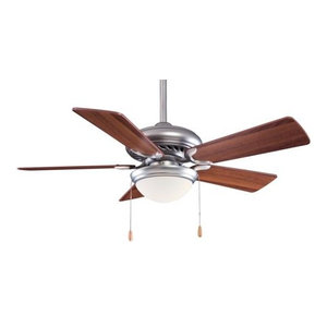 44 Airlift Fan Brushed Steel Contemporary Ceiling Fans By