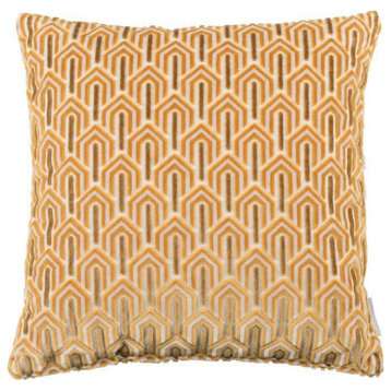 Yellow Geometric Throw Pillows (2) | Zuiver Beverly