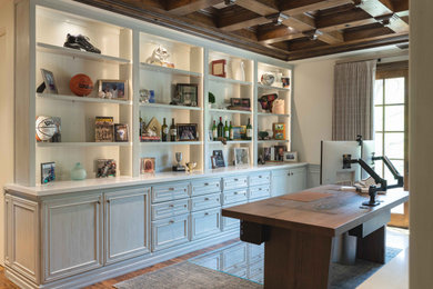 Transitional home office photo in Phoenix