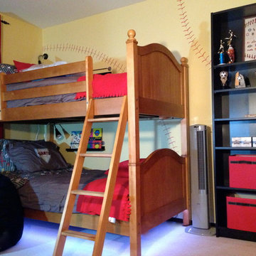 Baseball Theme Boys Bedroom Design