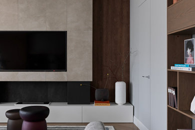 Inspiration for a living room remodel in Moscow