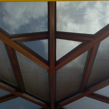 Main Line Conservatory (Fixed Solar Screens & Lutron Motorized Roller Shades)