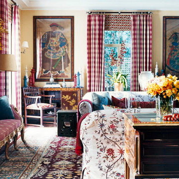 hand painted wallpaper project show