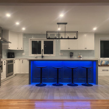 Open Floor Kitchen Remodel, Manchester CT