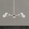 Lansdale Collection 5 Lt Brushed Nickel W/ Bronze Accents Chandelier (46135-91)