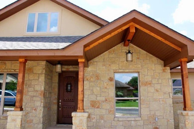 Inspiration for a timeless exterior home remodel in Austin