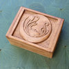 Novica Handmade Moon Lady Wood Decorative Box