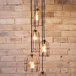 Industrial Cage Pendant Lights - Pendant Lighting