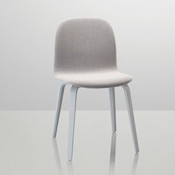 Visu Chair with Upholstered Seat & Wood Base by Mika Tolvanen for Muuto - Dining Chairs