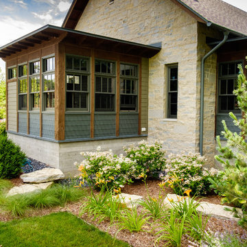 Contemporary Custom Home Landscape Renovation