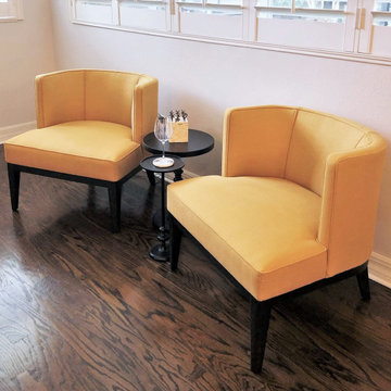 Family Room Revamp - Gray and Honey