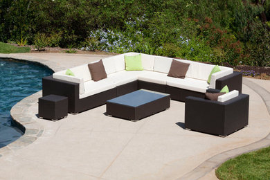 Swing 46 Sectional Sofa Set with Club Chair