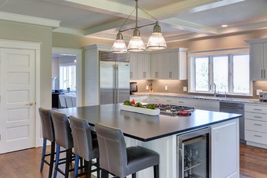 Inspiration for a contemporary kitchen remodel in Other