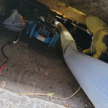 Water Damage Restoration - Crawl Space
