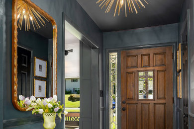 Entryway - transitional entryway idea in Birmingham