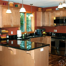 Stained Kitchen Cabinets
