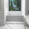 Alcove Soaking Bathtub 30X60" Left Drain, Glossy White
