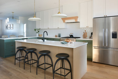 Inspiration for a large transitional kitchen remodel in Vancouver