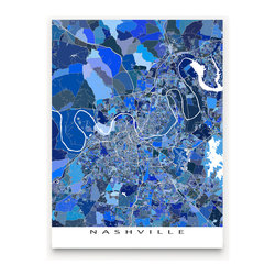Blue Shapes - Fine Art Prints