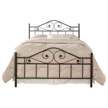 Harrison Bed Set With Rails, Queen