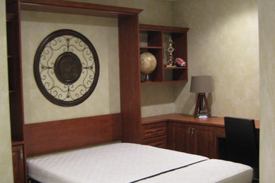 Transitional bedroom photo in Chicago