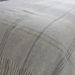 Glengarry Light Grey/Tan Throw - Throws