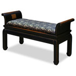 China Furniture and Arts - Elmwood Zhou Yi Bench, 44"x17"x24" - Dimensions: 44"W x 17"D x 24"H