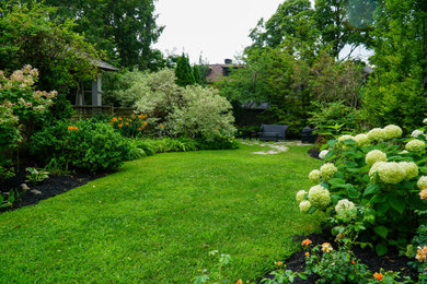 This is an example of a transitional landscaping in Toronto.
