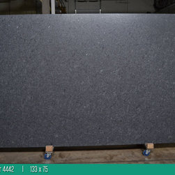 Steel Gray Leather - Kitchen Countertops