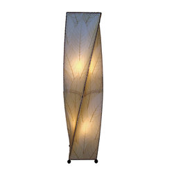 Eangee Home Designs Twist Floor Lamp | Natural - Floor Lamps