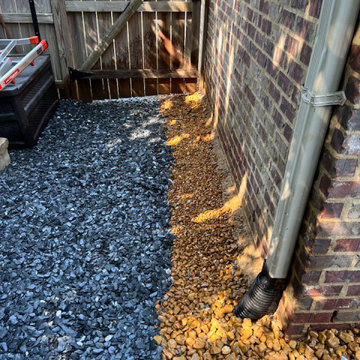 Foundation Drain with Limestone Crust