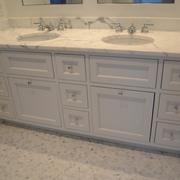 Statuary Marble and Waterworks Bathroom Remodel
