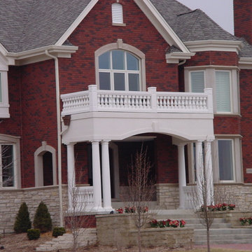 Tuscan Porch Columns and Balustrades