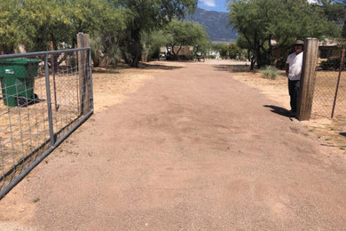Desert Driveway Installation