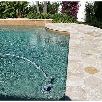 59 - Tuscany Pool with a Travertine Deck