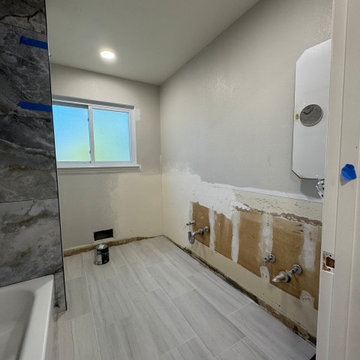 Home Remodel/ One Bath/paint/popcorn removal/LED Can lights/baseboards/Flooring