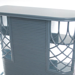 Serving Bar in Gray Bamboo - Products