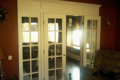 Remodels, French doors, Mantles, Entertainment Center