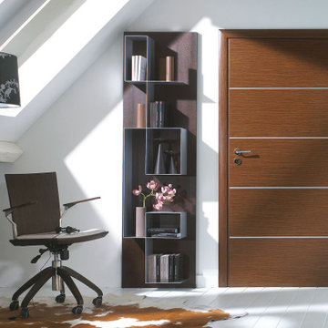 Glenview Haus Eco Veneer Modern Interior Doors Gallery Project | DBEV-LIN