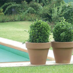 Bordato Liscio Outdoor Planters by Serralunga - Outdoor Pots And Planters