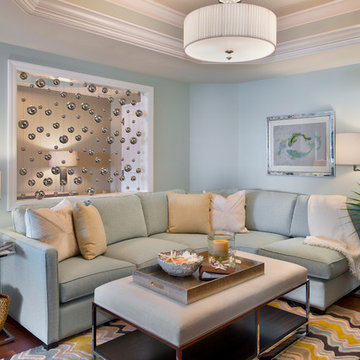 Beach Style Living Room