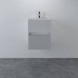 LUSSO STONE ETHOS STONE RESIN BASIN CABINET VANITY UNIT 400 - Products