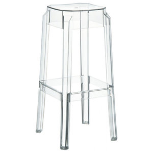 25.75'' High Transparent Counter Height Stool - Contemporary - Outdoor Bar  Stools And Counter Stools - by First of a Kind USA Inc | Houzz