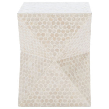 Lian Accent Table, White