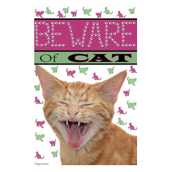 Flag Emotes - Flag Emotes, Double Sided Garden Flag, Beware Of Cat - Flags And Flagpoles