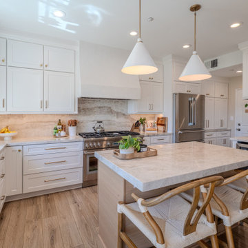 Champagne Quartz Kitchen Remodel
