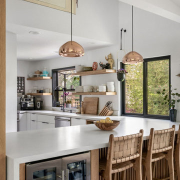 Kitchen island, pendant lights — Nixon II, Reno interior design by Find Design