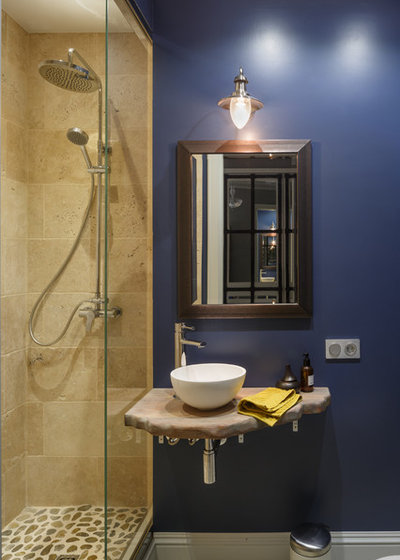 Морской Ванная комната by Nataly Komova